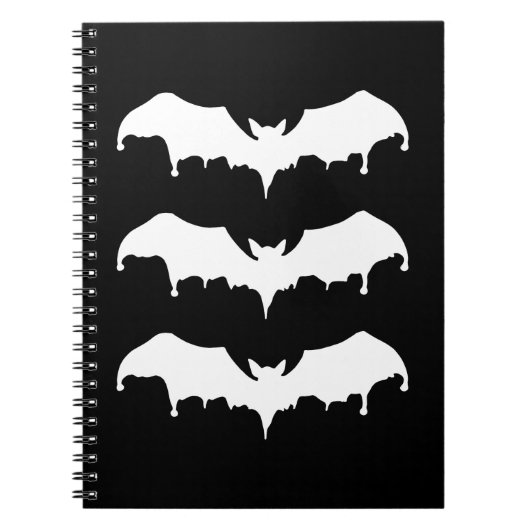 Carnet Chauve-souris gothique Vampire (Devant)
