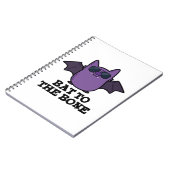 Carnet Chauve-souris jusqu'à l'os Pun d'animal drôle (Côté gauche)