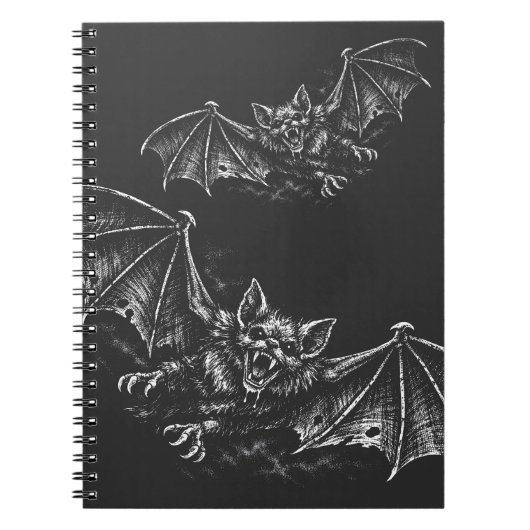 Carnet Chauve-souris plongeante - par BurnsInHell (Devant)