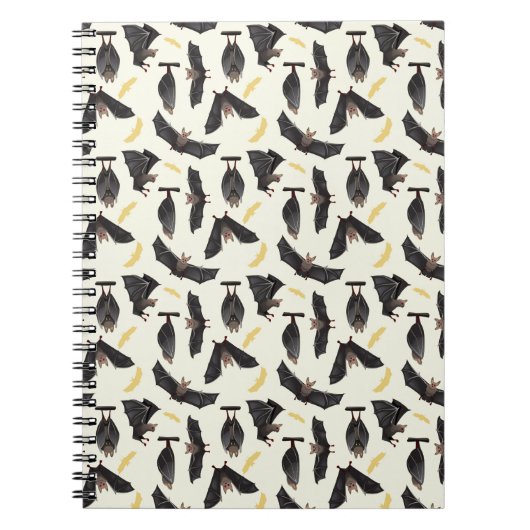 Carnet chauves-souris jaune (Devant)