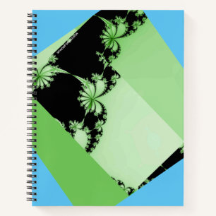 Carnet Chaux et lagon de jardin fractal
