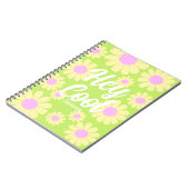 Carnet Chaux jaune marguerite (Côté gauche)