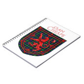 Carnet Cheape de Torosay Tartan Scottish Plaid (Côté gauche)