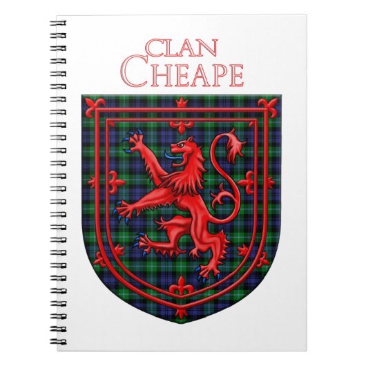 Carnet Cheape de Torosay Tartan Scottish Plaid (Devant)