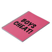 Carnet Cheat de Boys (Côté gauche)