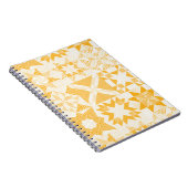 Carnet Cheater Traditionnel Patchwork Stars Quilt Blanc (Côté Droit)