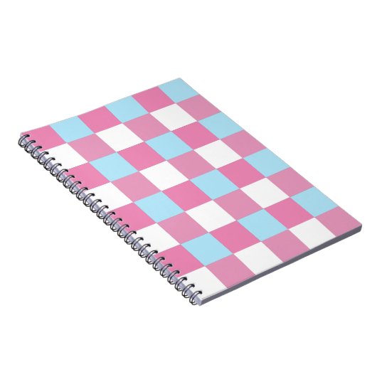 Carnet Checkerboard Pattern  (Côté Droit)