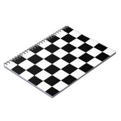 Carnet Checkered noir (Côté gauche)