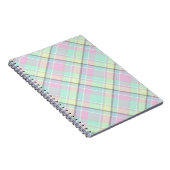 Carnet Checkered pattern of caramel colors. (Côté Droit)