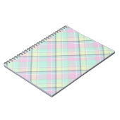 Carnet Checkered pattern of caramel colors. (Côté gauche)