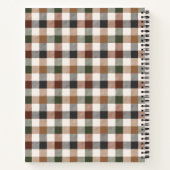 Carnet Checkered Plaid Spiral Notebook (Dos)