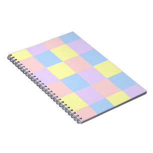 Carnet Checkers Pastel Spring