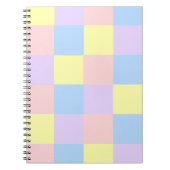 Carnet Checkers Pastel Spring (Devant)