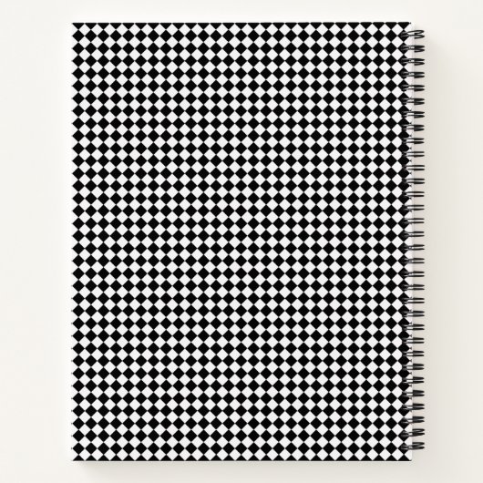 Carnet Checkmate Charm: Customizable Retro Grid (Dos)