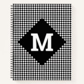 Carnet Checkmate Charm: Customizable Retro Grid (Devant)