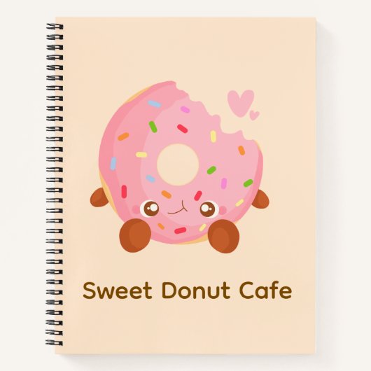 Carnet Cheerful Donut With Sprinkles (Devant)
