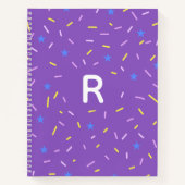 Carnet Cheerful Sprinkle Initial Notebook (Devant)