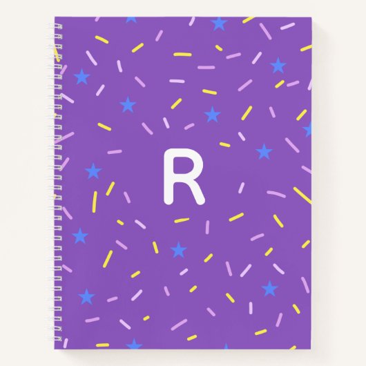 Carnet Cheerful Sprinkle Initial Notebook (Devant)