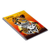 Carnet Cheetah African Feline Wild Animal (Côté Droit)
