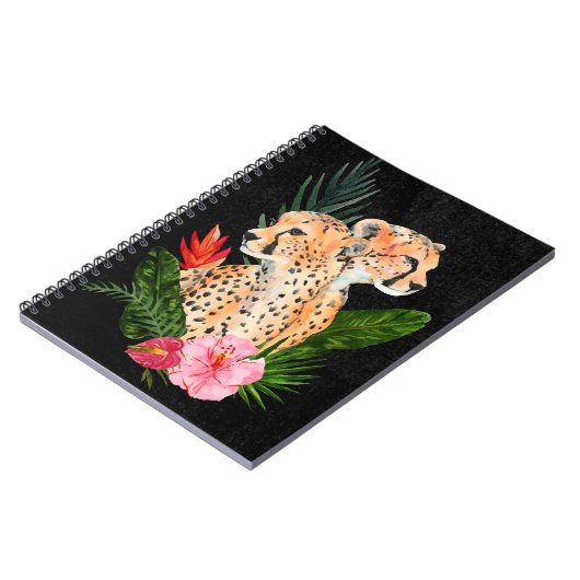 Carnet Cheetah Bouquet (Côté gauche)