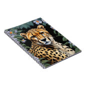 Carnet Cheetah et fleurs (Côté Droit)