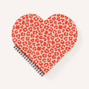 Carnet Cheetah Motif imprimé rouge