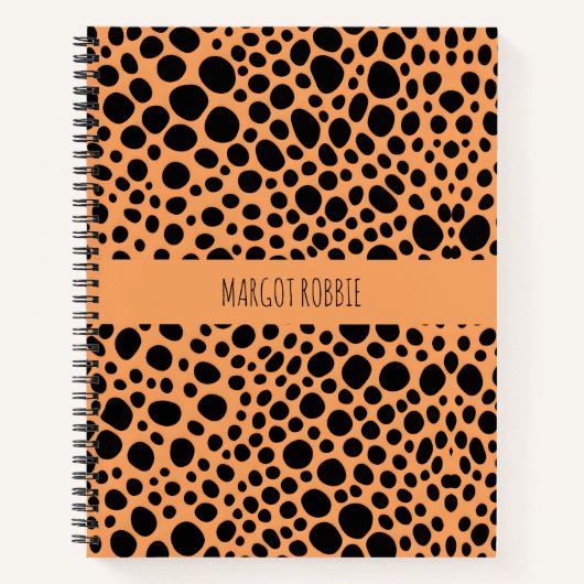 Carnet Cheetah skin Small Abstrait Safari Motif (Devant)