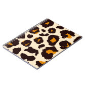 Carnet Cheetah Skin, Texture Poster de animal. (Côté gauche)