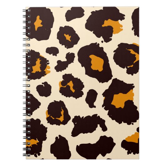 Carnet Cheetah Skin, Texture Poster de animal. (Devant)