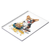 Carnet Chef Corgi � Chien de cuisine drôle (Côté gauche)