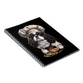 Carnet Chef Cuisine Tricolor Cavalier Charles Spaniel (Côté Droit)