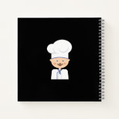 Carnet Chef culinaire - Recette de dessin animé de cuisin (Dos)