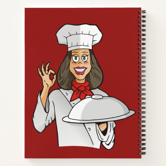Carnet Chef femme (Dos)