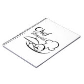 Carnet Chef illustré personnalisé (Côté gauche)