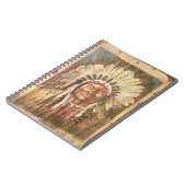 Carnet Chef indien Sitting Bull (Côté gauche)