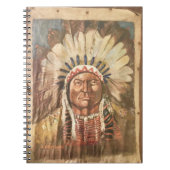 Carnet Chef indien Sitting Bull (Devant)