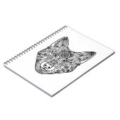 Carnet Chef inspiré de loup (Côté gauche)