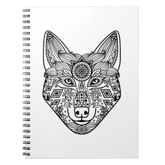 Carnet Chef inspiré de loup (Devant)