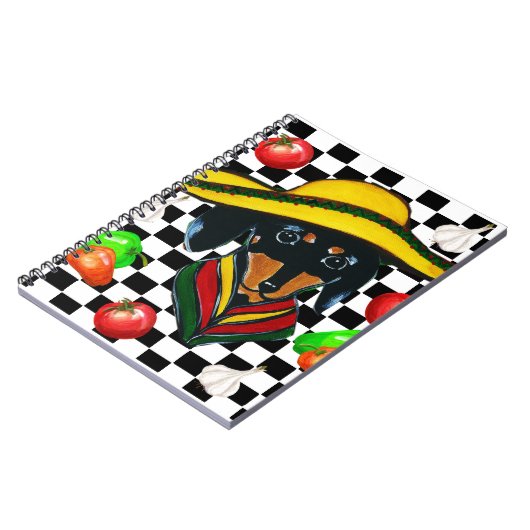 CARNET CHEF MEXICO DACHSHSHSHING (Côté gauche)