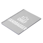 Carnet Chef Sandbagger Golf mème Bjj Chess Sandbag (Côté gauche)