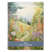 Carnet Chemin calme à travers la forêt (Devant)