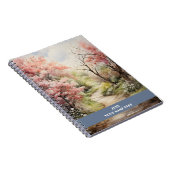 Carnet Chemin calme à travers la forêt rose (Côté Droit)
