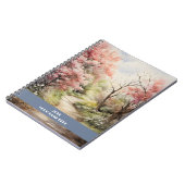 Carnet Chemin calme à travers la forêt rose (Côté gauche)