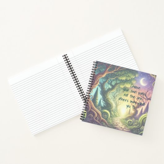 Carnet Chemin d'arborescence tordu et devis (Intérieur)