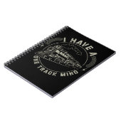 Carnet Chemin de fer Funny Locomotive Trainspotter Train (Côté gauche)