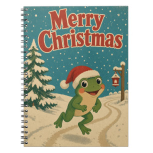 Carnet Chemin de vacances grenouille Animal Noël
