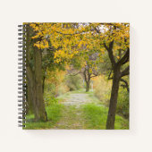 Carnet Chemin en automne (Devant)
