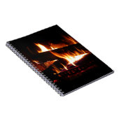 Carnet Cheminée Chaleureuse Photographie de scène hiverna (Côté Droit)