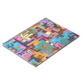 Carnet "Chemins" Art Abstrait (Côté gauche)