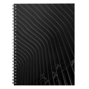 Carnet Chemise à rayures blanche et noire
